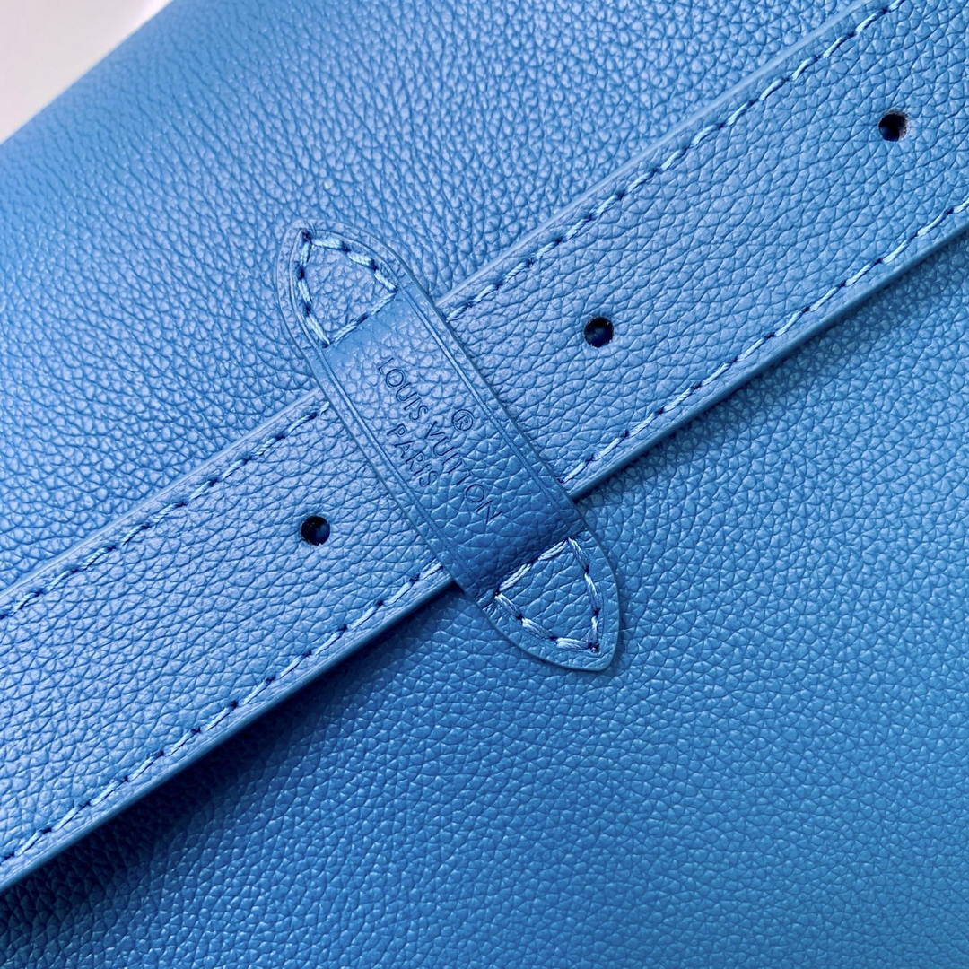 Louis Vuitton LV M24856 Low Key Hobo MM Bag Blue - Default Title - View 10
