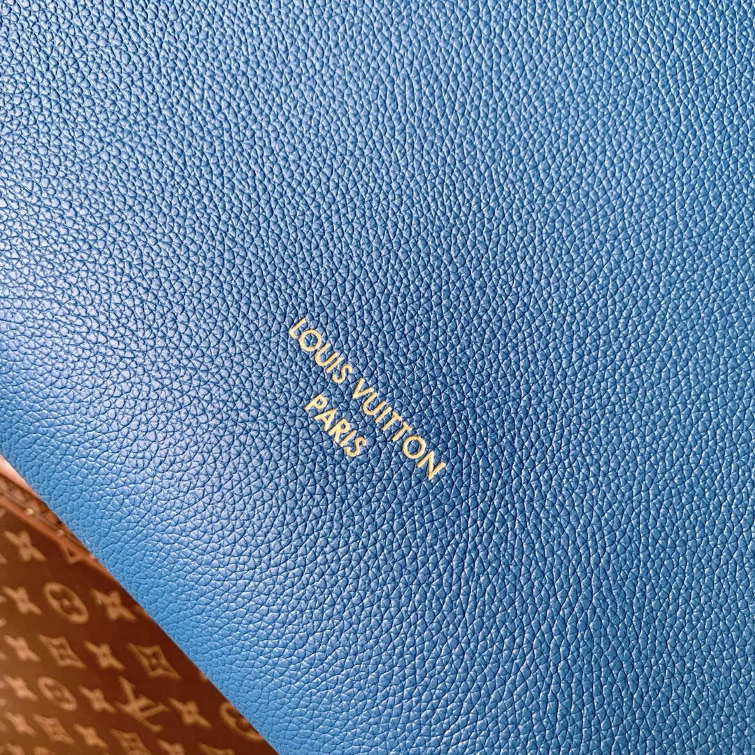 Louis Vuitton LV M24856 Low Key Hobo MM Bag Blue - Default Title - View 11