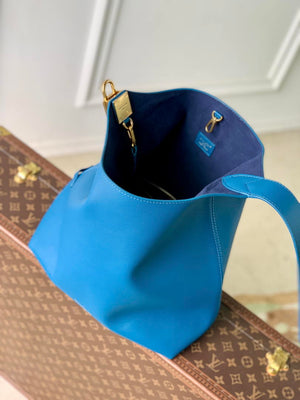 Louis Vuitton LV M24856 Low Key Hobo MM Bag Blue - Default Title - View 13