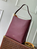 Louis Vuitton LV M24856 Low Key Hobo MM Bag Wine Red