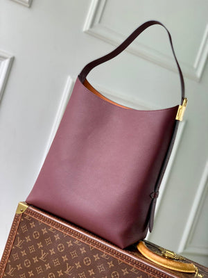 Louis Vuitton LV M24856 Low Key Hobo MM Bag Wine Red - Default Title - View 3