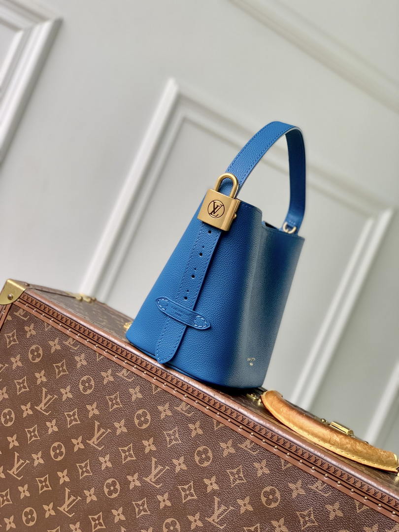 Louis Vuitton LV M25543 Low Key All In BB Bag Blue