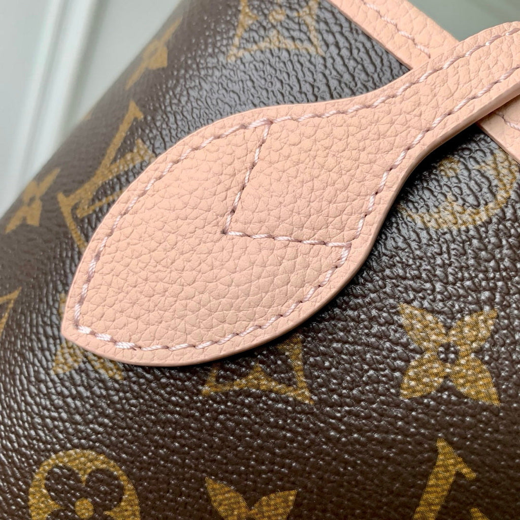 Louis Vuitton LV M25657 Neverfull Bandoulière Inside Out BB Bag Monogram Limestone