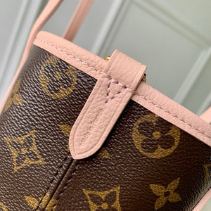 Louis Vuitton LV M25657 Neverfull Bandoulière Inside Out BB Bag Monogram Limestone - Default Title - View 9