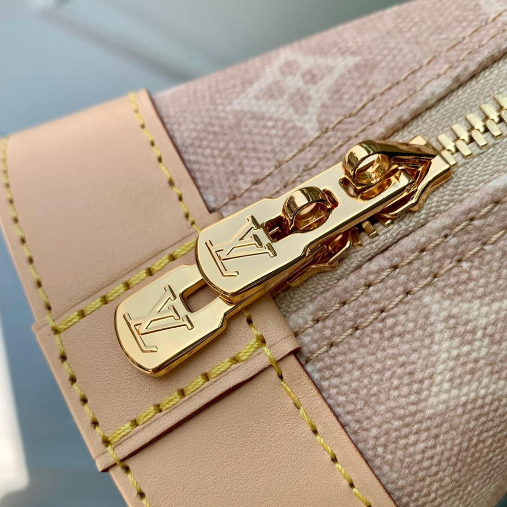 Louis Vuitton LV M25728 Alma BB Bag Travels With Grace Coddington Meowgram coated canvas