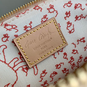 Louis Vuitton LV M25728 Alma BB Bag Travels With Grace Coddington Meowgram coated canvas - Default Title - View 8