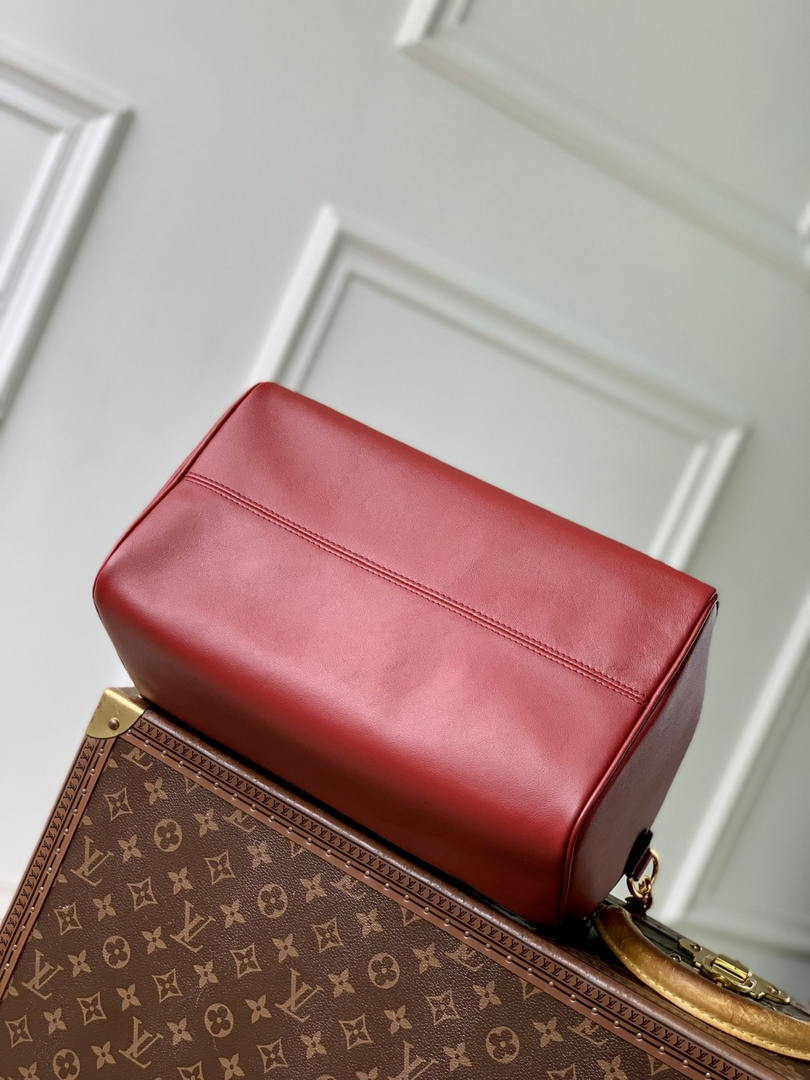 Louis Vuitton  LV M25766 Speedy 30 Soft Bag Travels With Grace Coddington  Red