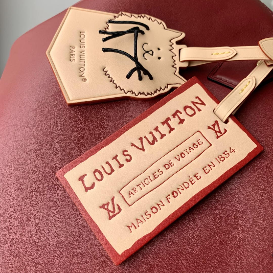 Louis Vuitton  LV M25766 Speedy 30 Soft Bag Travels With Grace Coddington  Red - Default Title - View 5