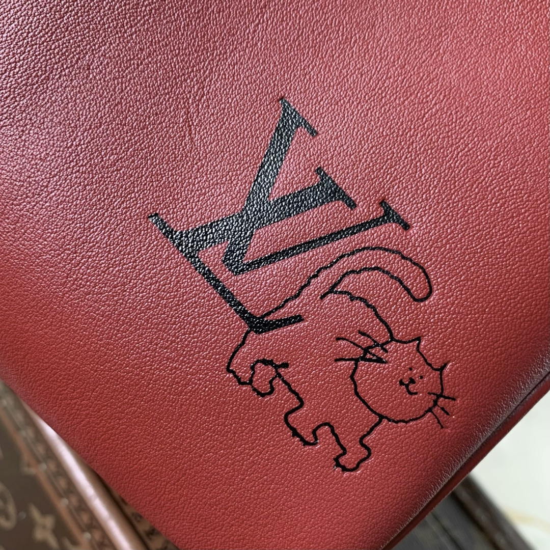 Louis Vuitton  LV M25766 Speedy 30 Soft Bag Travels With Grace Coddington  Red - Default Title - View 6