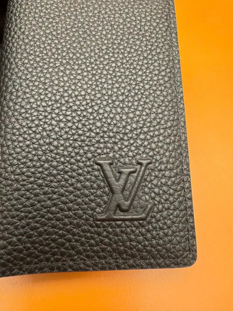 Louis Vuitton LV M25951 Pocket Organizer LV Aerogram Black