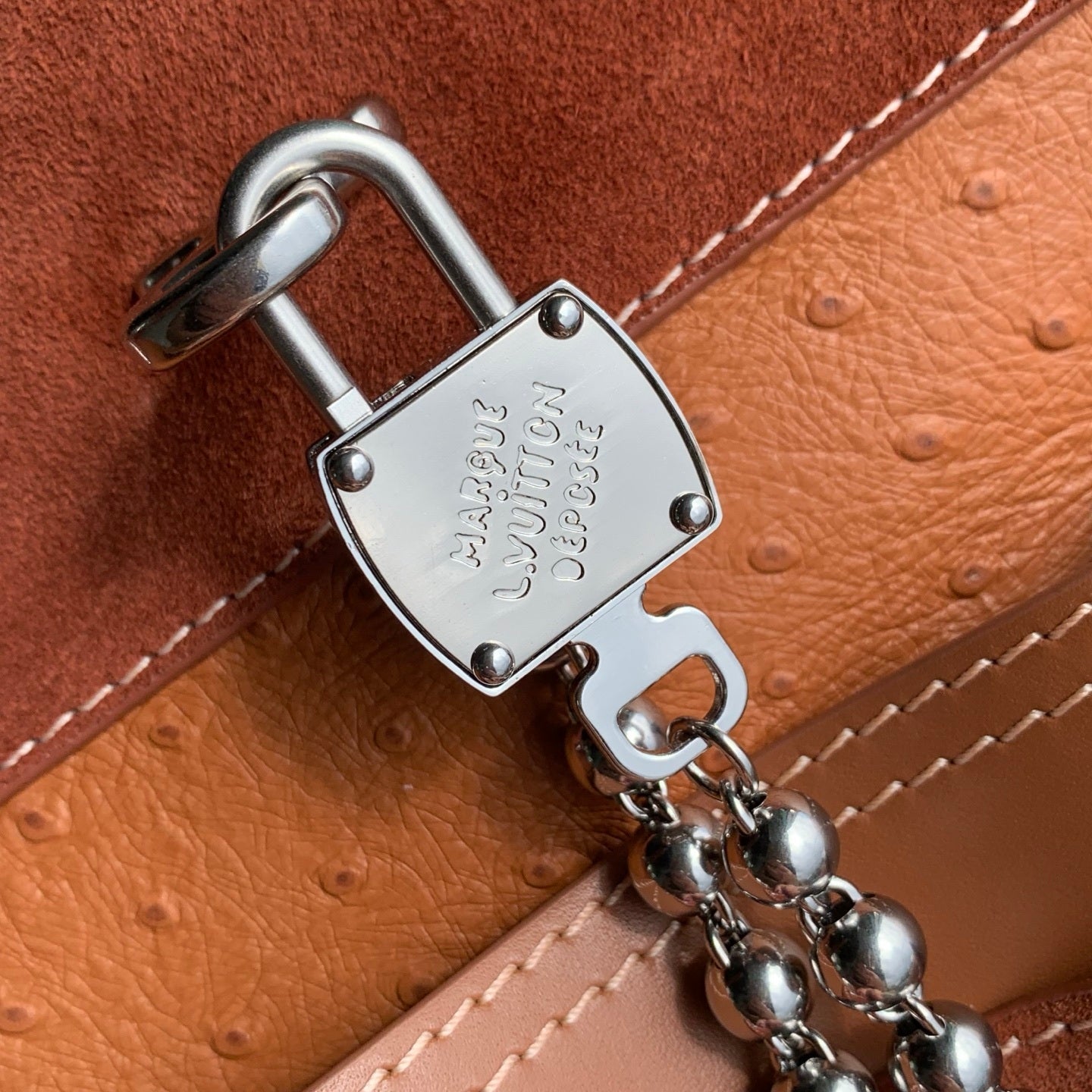 Louis Vuitton LV M26019 Steamer 40 Bag Ostrich pattern - Default Title - View 4