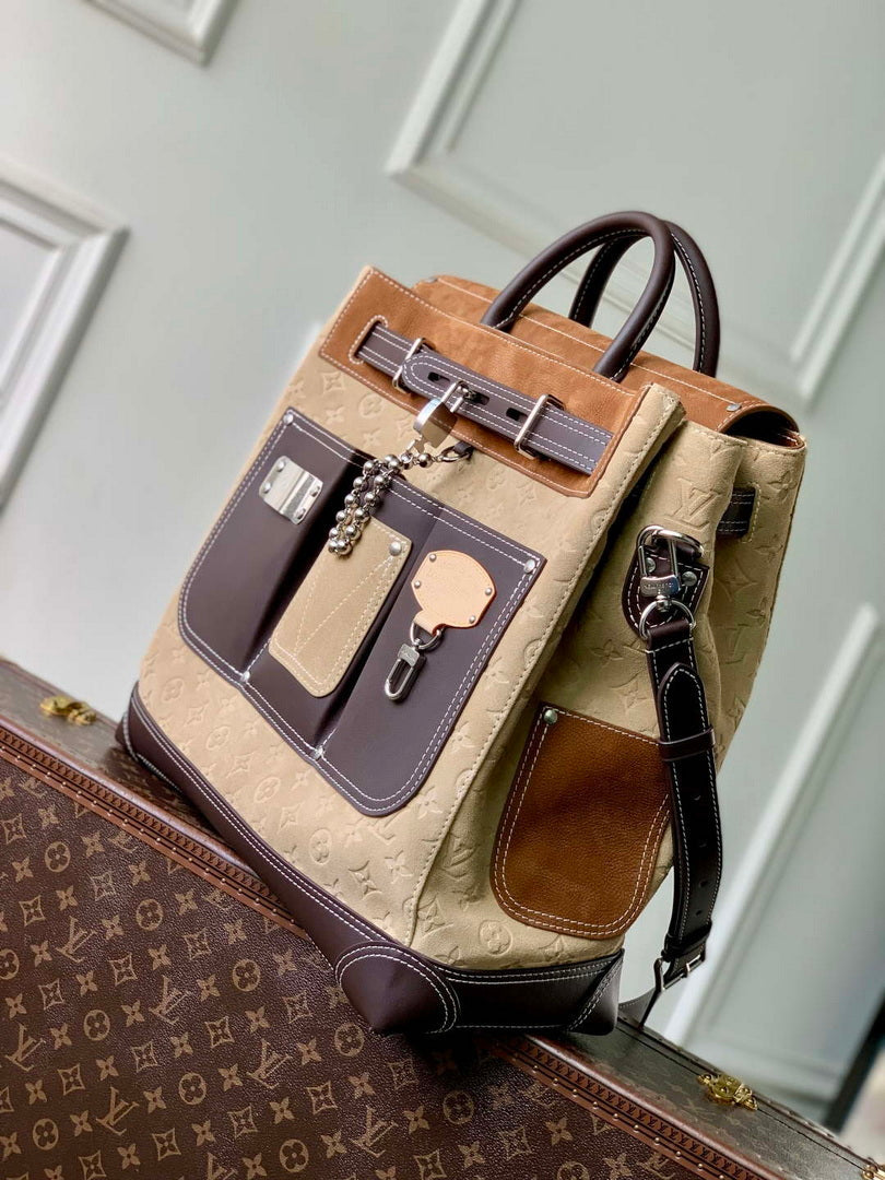 Louis Vuitton LV M26019 Steamer 40 Bag Tan