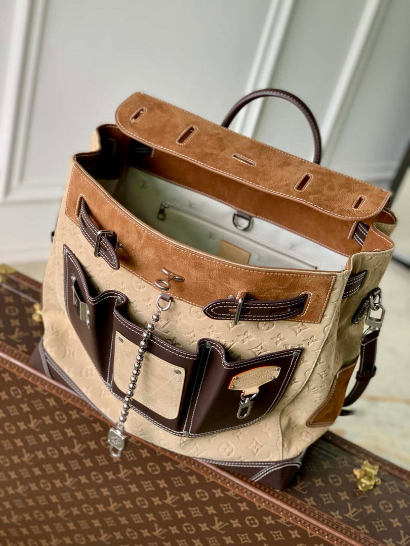 Louis Vuitton LV M26019 Steamer 40 Bag Tan