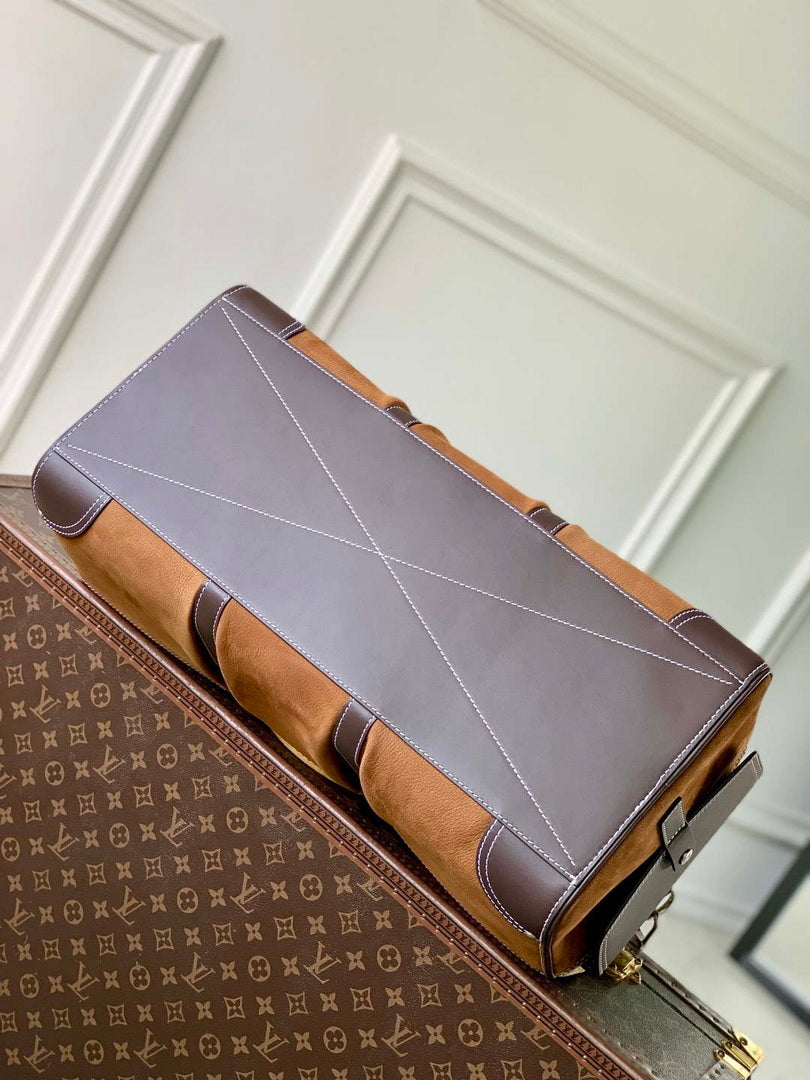 Louis Vuitton LV M26127 Keepall Bandouliere  50 Bag Tan