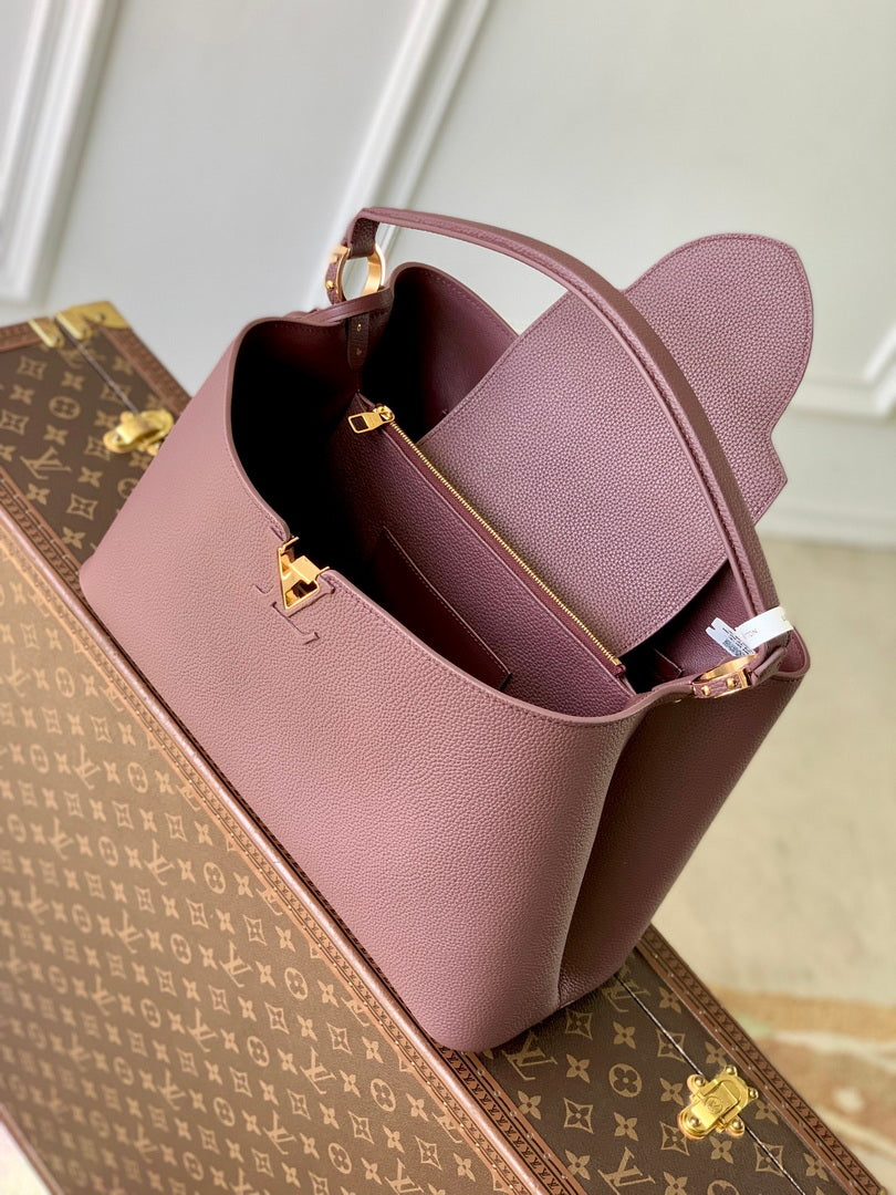 Louis Vuitton LV M26259 Capucines GM Bag Claret - Default Title - View 9
