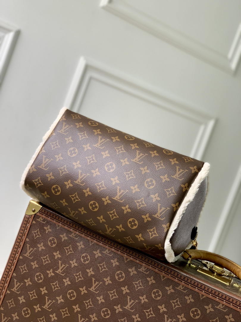 Louis Vuitton  LV M26326 Speedy 30 Soft Teddy Bag Monogram Shearling - Default Title - View 4