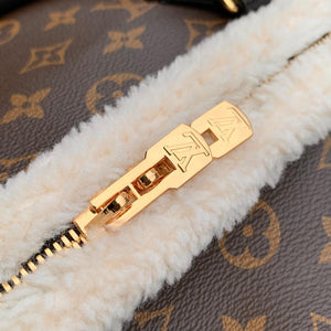 Louis Vuitton  LV M26326 Speedy 30 Soft Teddy Bag Monogram Shearling - Default Title - View 7