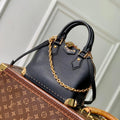Louis Vuitton  LV M29445 Alma Trunk  BB Bag Monogram Empreinte Leather Black