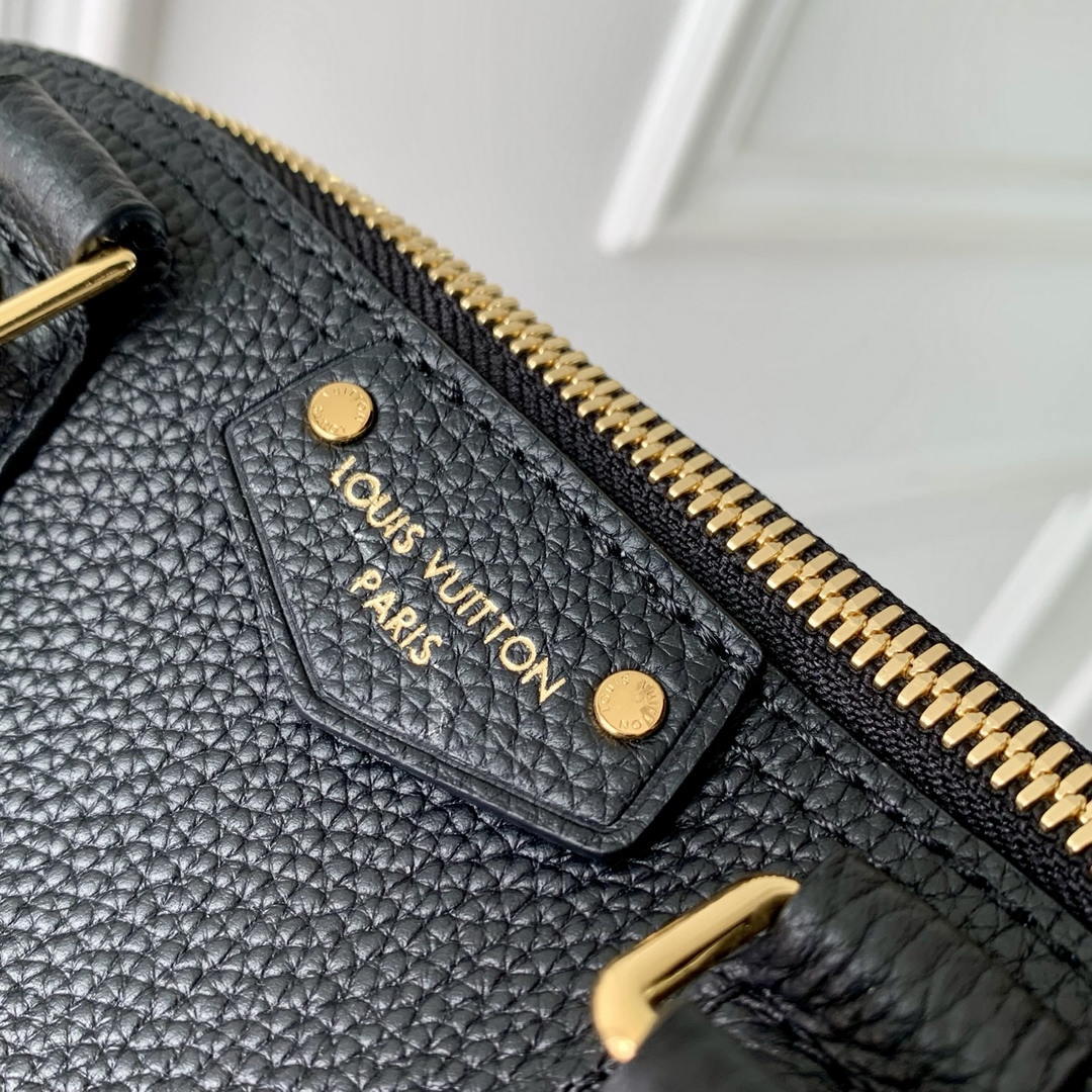 Louis Vuitton  LV M29445 Alma Trunk  BB Bag Monogram Empreinte Leather Black