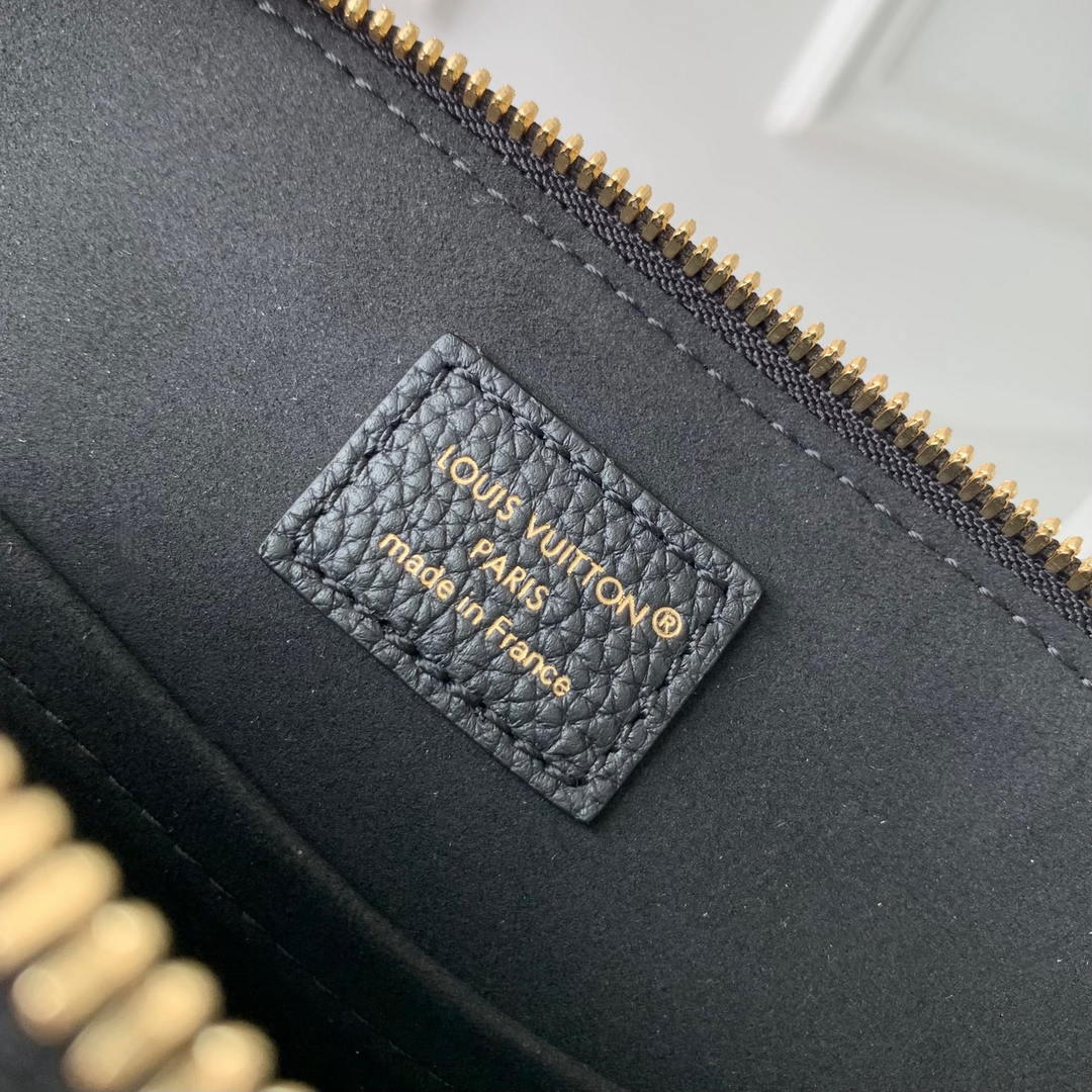 Louis Vuitton  LV M29445 Alma Trunk  BB Bag Monogram Empreinte Leather Black
