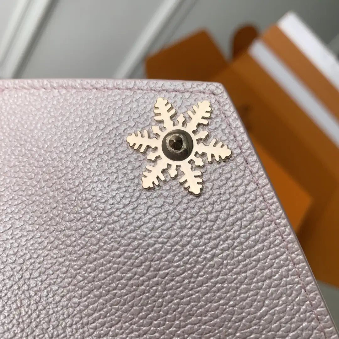 Louis Vuitton LV M26522 Victorine Wallet Pearl powder Monogram Empreinte