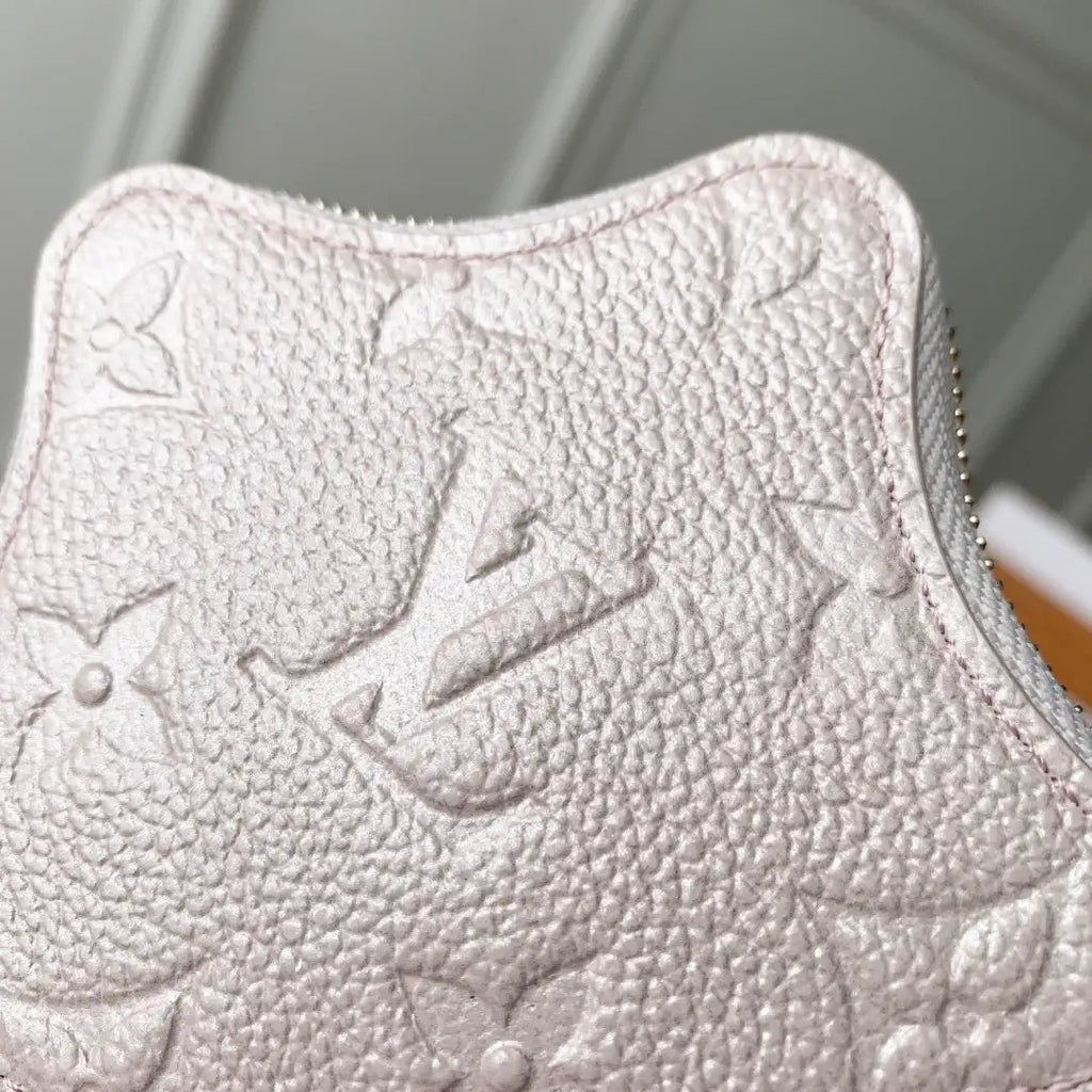 Louis Vuitton LV M26575 Spark Purse Wallet Pearl powder Monogram Empreinte