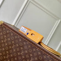 Louis Vuitton LV M26947 Magnetic Card Holder Monogram Heritage Safran Yellow