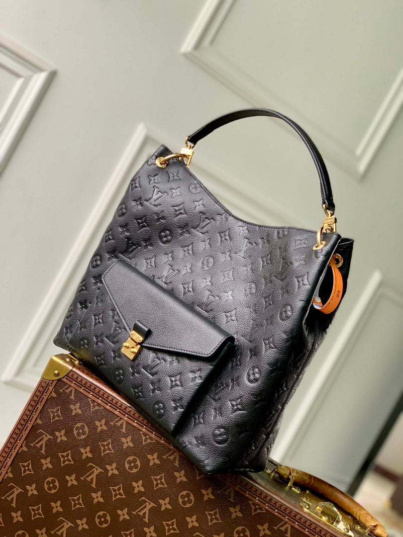 Louis Vuitton LV M27189 Hobo M¨¦tis Bag Black