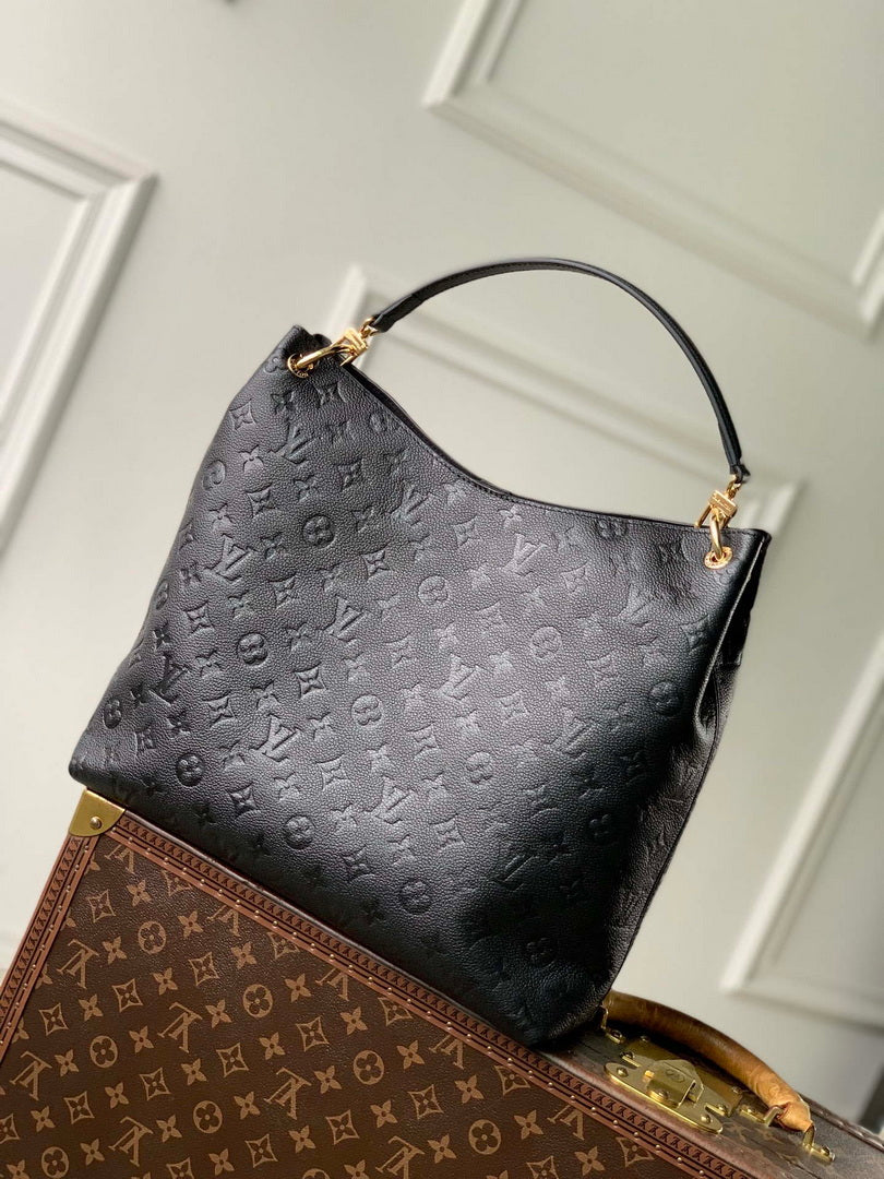 Louis Vuitton LV M27189 Hobo M¨¦tis Bag Black