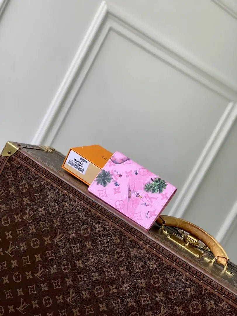 Louis Vuitton LV M27229 Passport Cover Pink