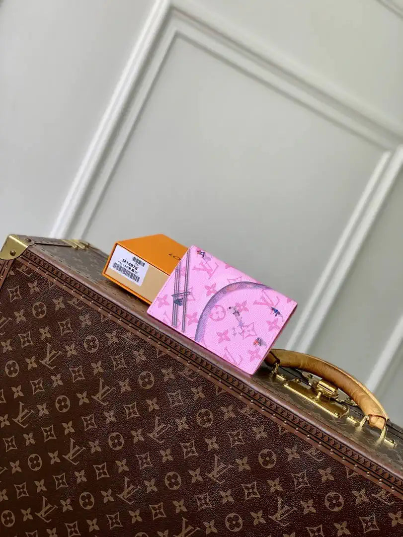 Louis Vuitton LV M27229 Passport Cover Pink