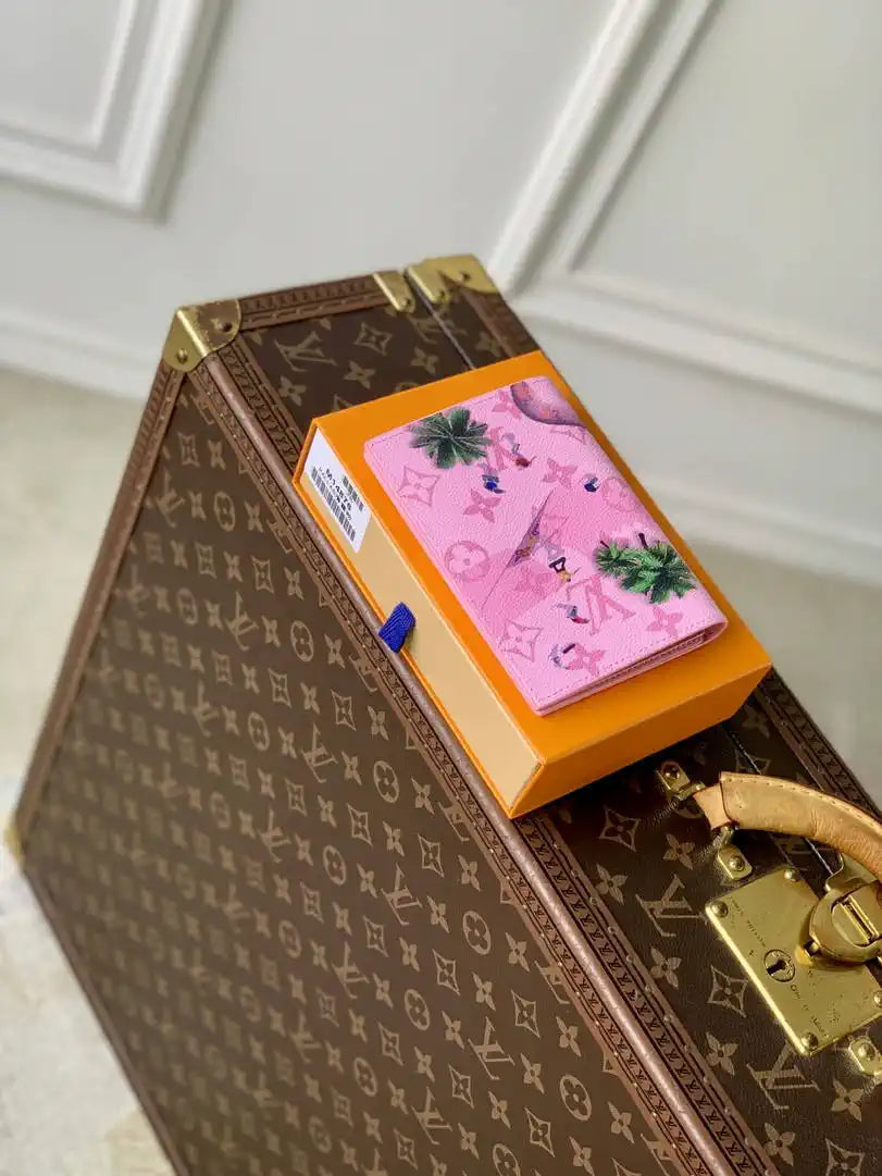 Louis Vuitton LV M27229 Passport Cover Pink