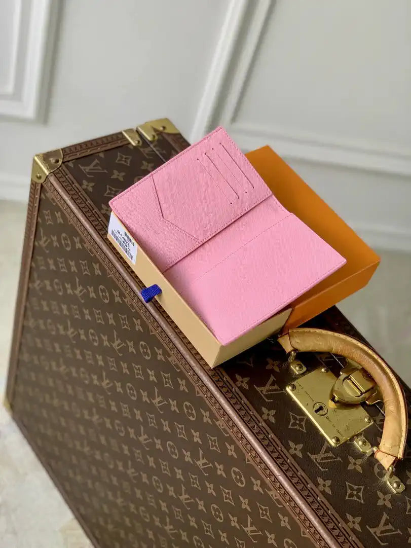Louis Vuitton LV M27229 Passport Cover Pink