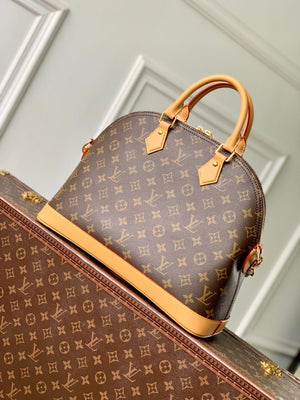 Louis Vuitton  LV M27327 Alma MM Bag Monogram Blue - Default Title - View 3