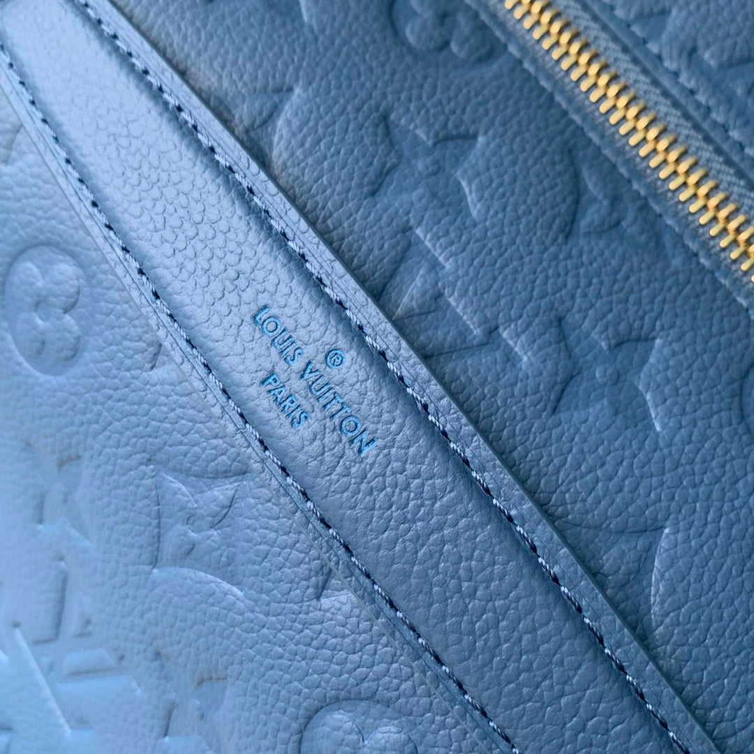 Louis Vuitton LV M27357 Pochette M¨¦tis Bag Blue Jean