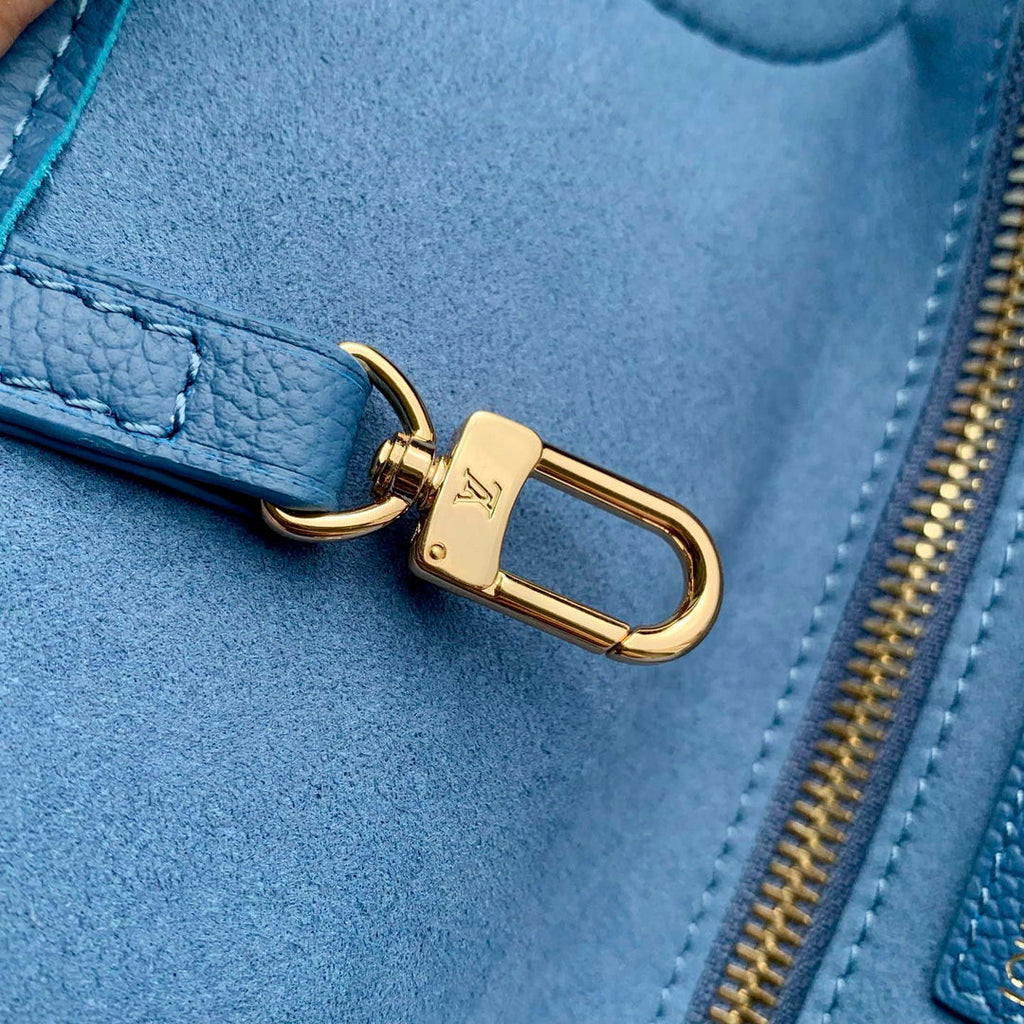 Louis Vuitton LV M27358 Neverfull MM Bag  Blue Jean