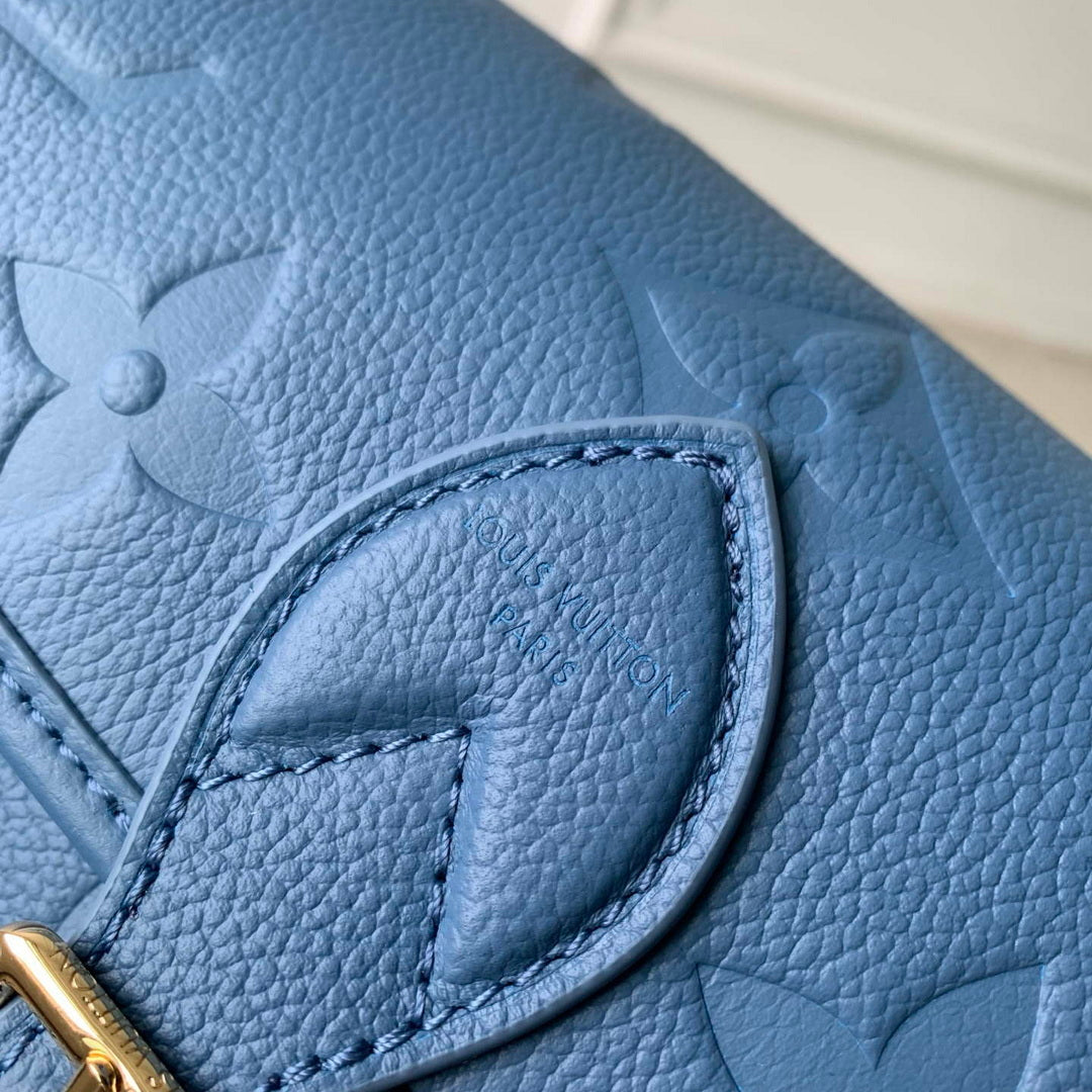 Louis Vuitton LV M27362 Diane Handbag  Blue Jean