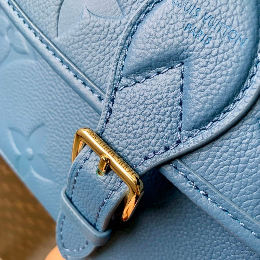 Louis Vuitton LV M27362 Diane Handbag  Blue Jean