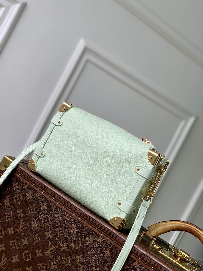 Louis Vuitton LV M27449 Side Trunk PM Bag Light Green