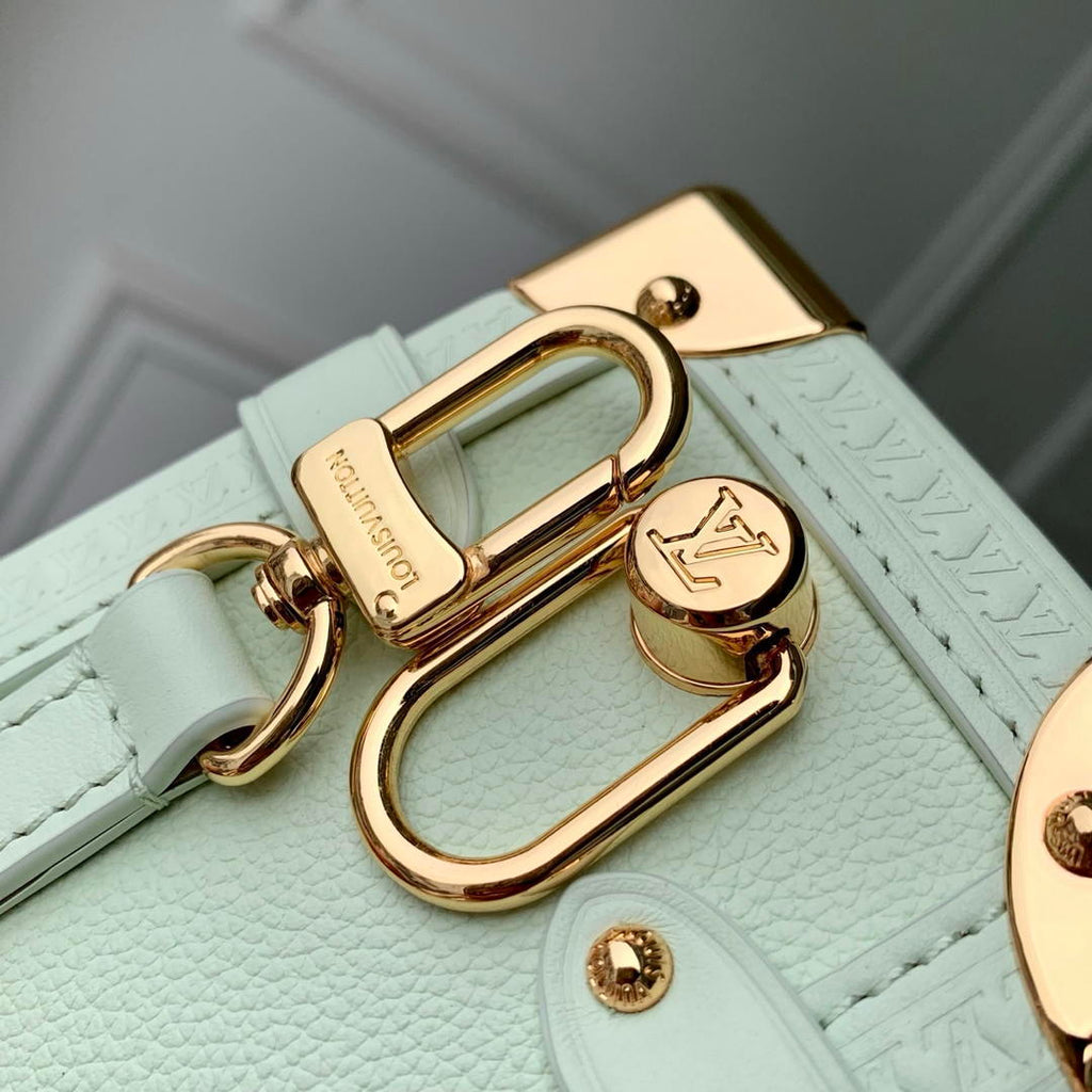 Louis Vuitton LV M27449 Side Trunk PM Bag Light Green