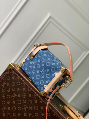 Louis Vuitton LV M27450 Side Trunk MM Bag Denim Blue - Default Title - View 2