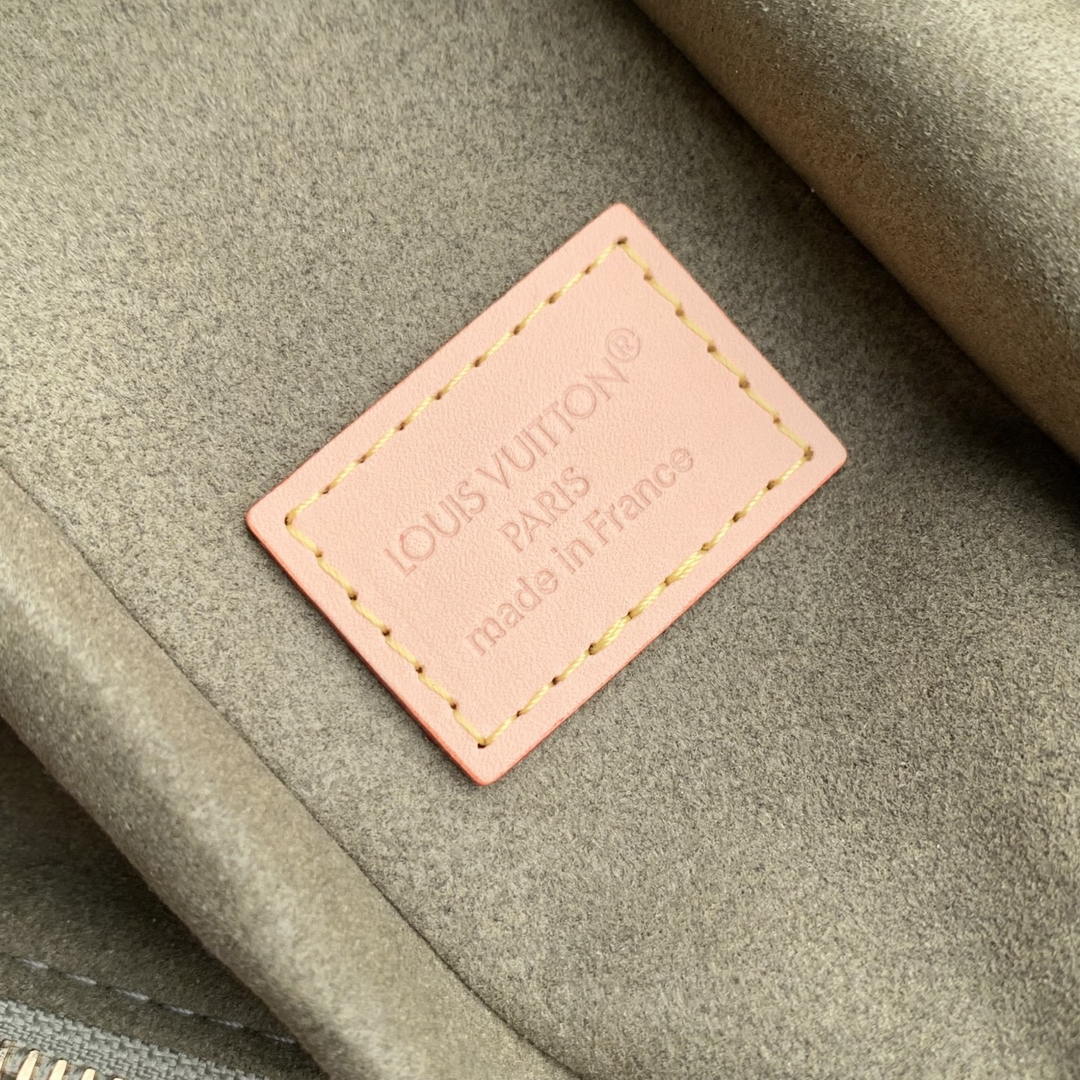 Louis Vuitton LV M27451 Side Trunk MM  East West Bag Khaki Denim - Default Title - View 10