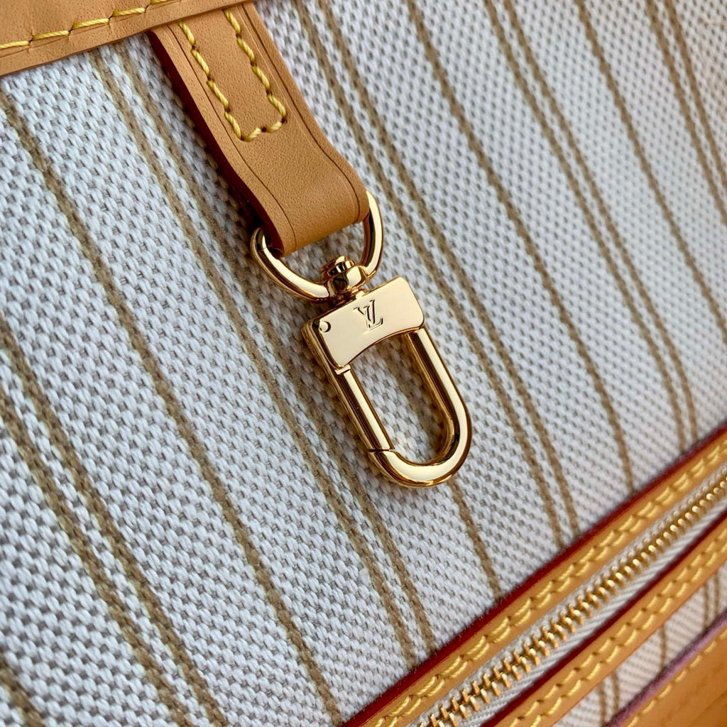 Louis Vuitton LV M27521 Neverfull MM Bag Monogram Origine Lin
