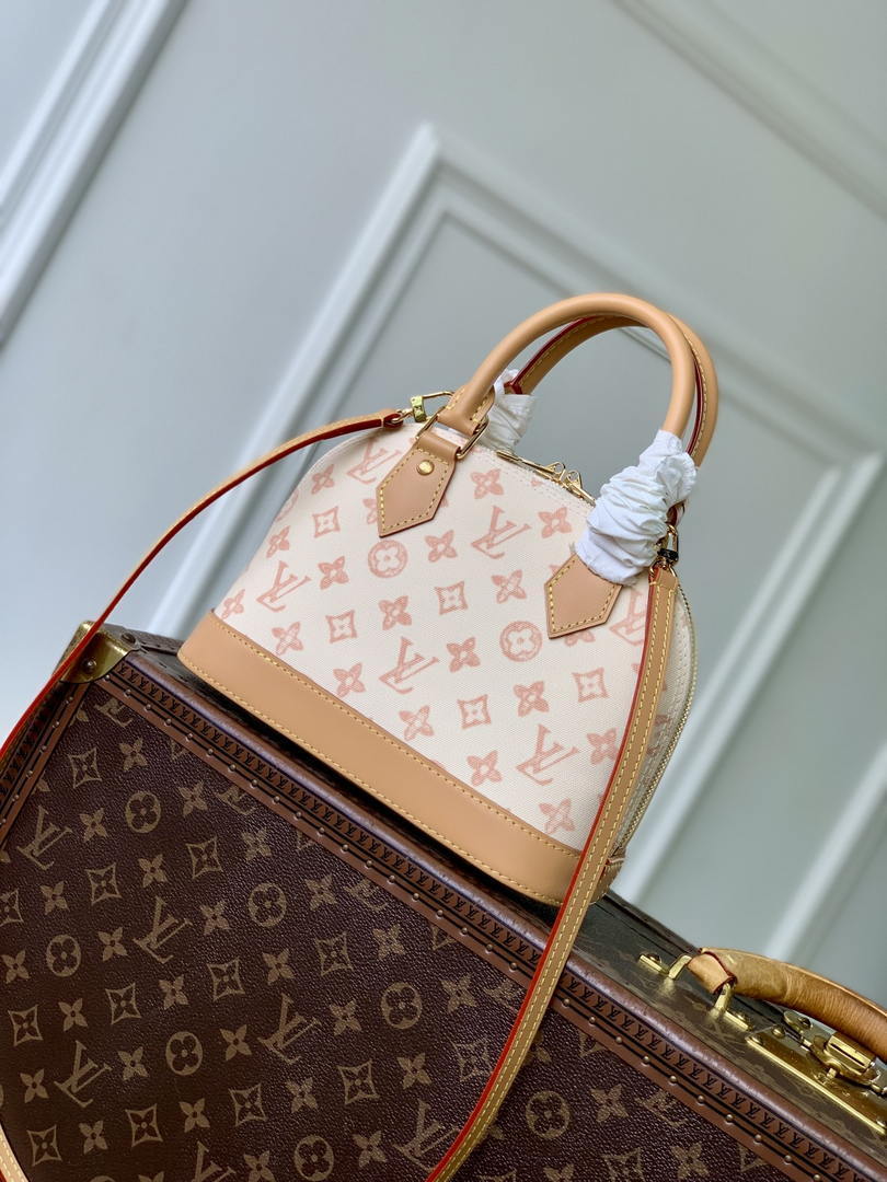 Louis Vuitton LV M27525 Alma BB Bag  Monogram Origine Lin - Default Title - View 3