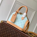 Louis Vuitton LV M27526 Alma BB Bag Blue Other Monogram Canvas - Default Title - View 1