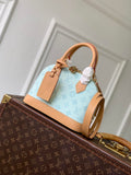 Louis Vuitton LV M27526 Alma BB Bag Blue Other Monogram Canvas