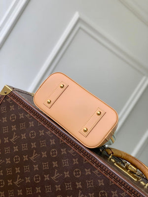 Louis Vuitton LV M27526 Alma BB Bag Blue Other Monogram Canvas - Default Title - View 4