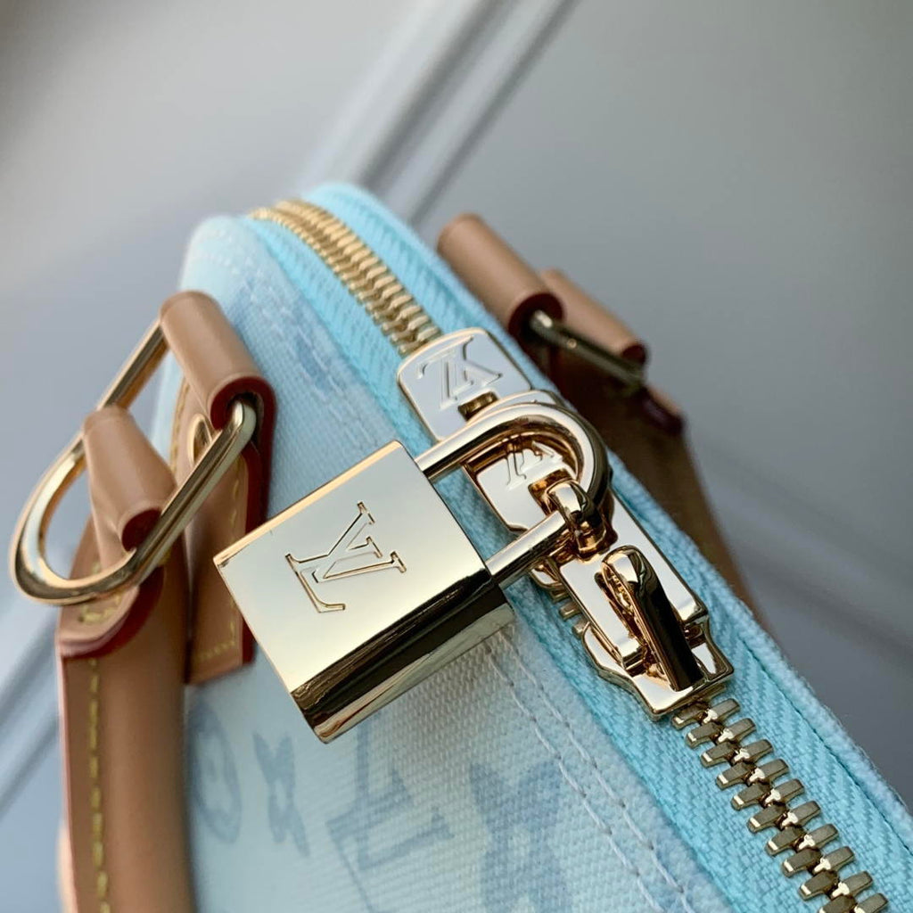 Louis Vuitton LV M27526 Alma BB Bag Blue Other Monogram Canvas