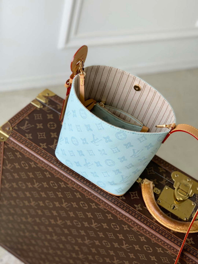 Louis Vuitton LV M27529 All In BB Bag Blue