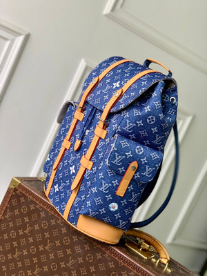 Louis Vuitton LV M27554 Christopher MM Bag Blue - Default Title - View 2